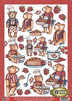 Карта декупажна "Кондитер", Vintage Design