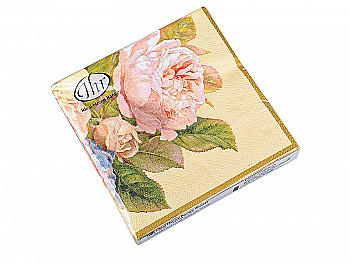 Набір серветок "Троянди" 32*32 см, 20 шт, 694-016 Lefard