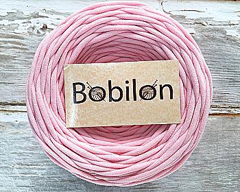 Пряжа трикотажна Bobilon Mini (5-7 мм), ніжно-рожевий Пряжа трикотажна Bobilon Mini (5-7 мм), ніжно-рожевий