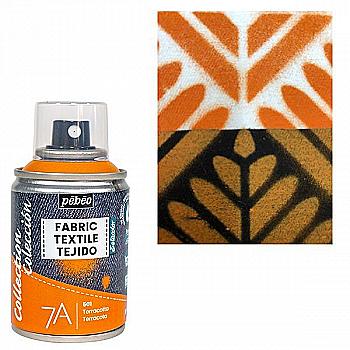 Краска-спрей по ткани 7А Setacolor 100 мл, коллекционный терракотовый, 805501 Pebeo