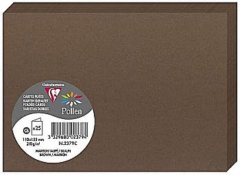 Заготовка д/открыток сложенная Pollen 110*155 мм/210 г, Brown/Коричневый, 2379C Заготовка д/открыток сложенная Pollen 110*155 мм/210 г, Brown/Коричневый, 2379C