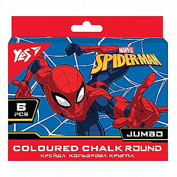 Крейда "Marvel.Spiderman" 6 шт., кольорова, Jumbo, 400464 Yes Крейда "Marvel.Spiderman" 6 шт., кольорова, Jumbo, 400464 Yes