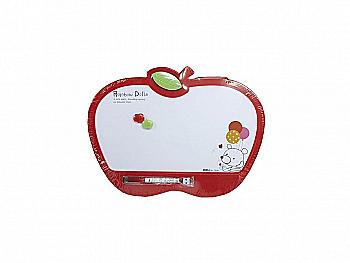 Дошка дитяча Deli 7807Е 28х22 "Яблоко" з маркером, кольор рамка (43487) Дошка дитяча Deli 7807Е 28х22 "Яблоко" з маркером, кольор рамка (43487)