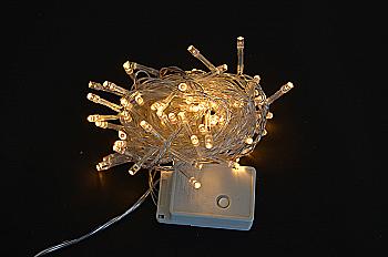 Гірлянда 100 ламп, молочно-біла 5 м, 8 реж. миг., 801057 Гірлянда 100 ламп, молочно-біла 5 м, 8 реж. миг., 801057