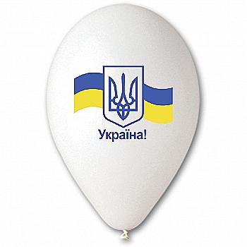Кулька повітряна 12" Україна прапор, 3103-1324 Кулька повітряна 12" Україна прапор, 3103-1324