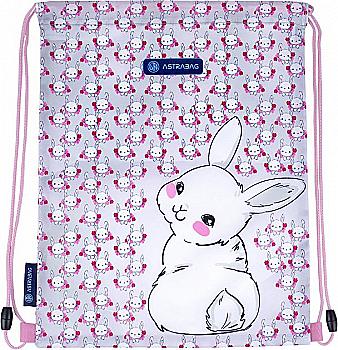 Сумка для обуви AD1 "Sweet Bunny", Astrabag, 507021011 Сумка для обуви AD1 "Sweet Bunny", Astrabag, 507021011