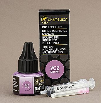 Чернило для заправки маркера Chameleon 25 мл - Mauve (розовато-лиловый, VO2), CT9037 Чернило для заправки маркера Chameleon 25 мл - Mauve (розовато-лиловый, VO2), CT9037