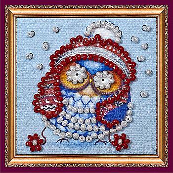 Набір для вишивки бісером "Магніт міні" Совушка-4, AMM-010 Набір для вишивки бісером "Магніт міні" Совушка-4, AMM-010