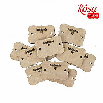 Мини-заготовка Тег "Handmade by", фанера, 5,0*3,5 см, 1 шт, Rosa Talent (10) Мини-заготовка Тег "Handmade by", фанера, 5,0*3,5 см, 1 шт, Rosa Talent (10)