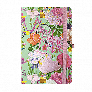 Книжка записна Tropical на гумці, 136х207мм, 96 арк., кліт., офсет, бірюзова, BM.255112-06 Книжка записна Tropical на гумці, 136х207мм, 96 арк., кліт., офсет, бірюзова, BM.255112-06