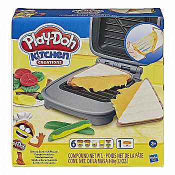 Ігровий набір "Сендвіч з сиром" PLAY DOH, E76235L0 Ігровий набір "Сендвіч з сиром" PLAY DOH, E76235L0