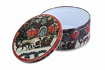 Подарункова коробка бляшана велика, 63-1224