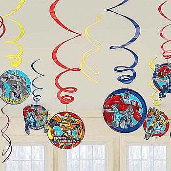 Спираль Трансформеры 46-60 см 12 ед, 1501-1939