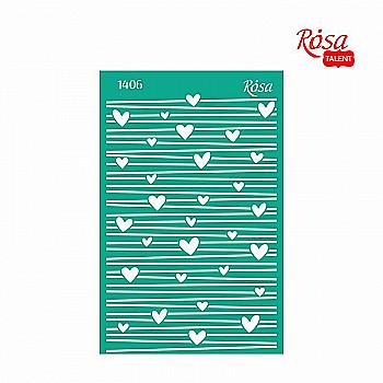 Трафарет самоклеящийся Фоновый 13*20 см №1406 Love, ROSA Talent Трафарет самоклеящийся Фоновый 13*20 см №1406 Love, ROSA Talent