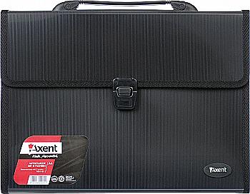 Портфель А4, 3 відділення, чорний 1601-01 Axent Портфель А4, 3 відділення, чорний 1601-01 Axent