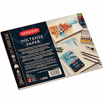 Склейка для акварели Inktense 17,78*25,4см, 300г/м2, 20л., 100% хлопок, Derwent Склейка для акварели Inktense 17,78*25,4см, 300г/м2, 20л., 100% хлопок, Derwent