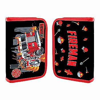 Пенал твердий Smart одинарний з двома клапанами HP-04 "Fireman", 533296 Пенал твердий Smart одинарний з двома клапанами HP-04 "Fireman", 533296