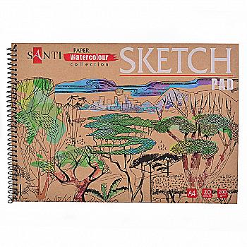 Альбом для ескізів А4, 20 арк., "Paper Watercolour Collection" Альбом для ескізів А4, 20 арк., "Paper Watercolour Collection"