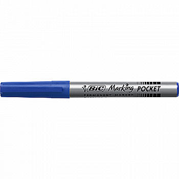 Маркер перманентний Fine, синій BIC, bc8209012 Маркер перманентний Fine, синій BIC, bc8209012