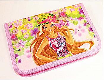 Пенал 1 отделение и 2 отворота "Красотка"+ расписание, JO-16163 Пенал 1 отделение и 2 отворота "Красотка"+ расписание, JO-16163