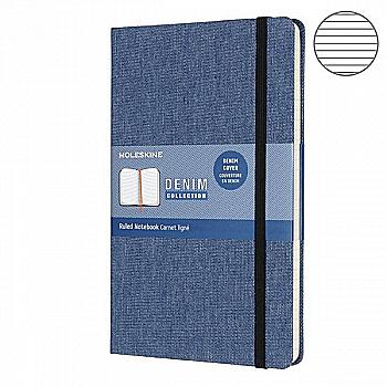 Блокнот Антверпен синий средний линейка, Moleskine Denim, LCDNB2QP060 Блокнот Антверпен синий средний линейка, Moleskine Denim, LCDNB2QP060