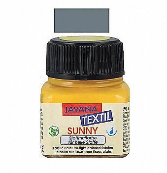 Фарба по світлим тканинам нерастек. JAVANA Сірий Sunny 20мл  Фарба по світлим тканинам нерастек. JAVANA Сірий Sunny 20мл