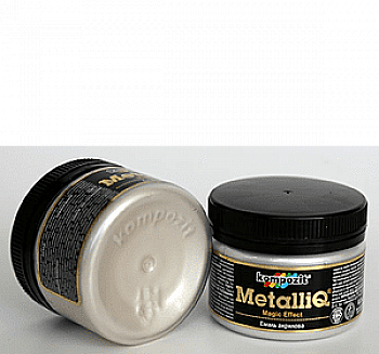 Краска акриловая эмаль Metalliq Kompozit жемчужина 0,1 кг Краска акриловая эмаль Metalliq Kompozit жемчужина 0,1 кг