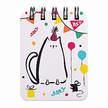 Блокнот А7 100 арк. "Sketch animal. Cat" лін., подв. спір., пласт. кишеня, YES 681822 Блокнот А7 100 арк. "Sketch animal. Cat" лін., подв. спір., пласт. кишеня, YES 681822