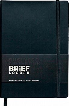 Блокнот деловой Brief logo2U А5 96 л. кл. обл. искусственная кожа, черный, BM.295104-01 Блокнот деловой Brief logo2U А5 96 л. кл. обл. искусственная кожа, черный, BM.295104-01