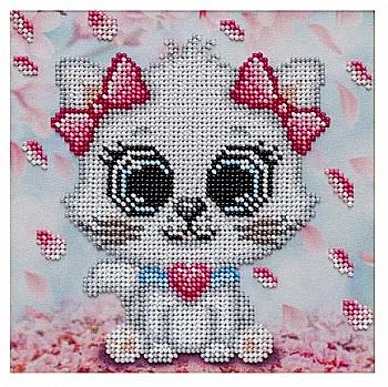 Набір для вишивання бісером "Киця" ТН-1322, ТМ "ВДВ"