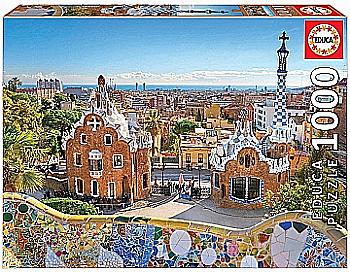 Пазл "1000" - Барселона, парк Гуель, Educa, 17966