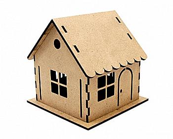 Заготівля Хатинка, фанера, 8*8 см, 1шт, Rosa Talent (4)