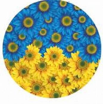 Значок № 2.13 "Жовто-блакитні квіти" Значок № 2.13 "Жовто-блакитні квіти"