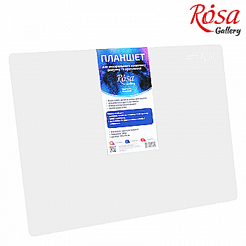 Планшет 33*45 см/3 мм, акрил, прозорий, 33345 Rosa Gallery Планшет 33*45 см/3 мм, акрил, прозорий, 33345 Rosa Gallery