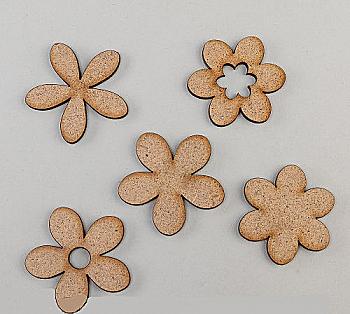Заготівка дерев`яна Квіти в асорт, Ч167 Заготівка дерев`яна Квіти в асорт, Ч167