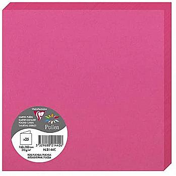 Заготовка д/открыток составлена Pollen 160*160 мм/210 г, Int. pink/Инт. розовый, 2144C Заготовка д/открыток составлена Pollen 160*160 мм/210 г, Int. pink/Инт. розовый, 2144C