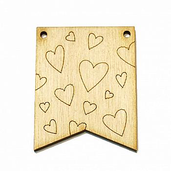 Заготівка дерев`яна Прапорець гравійований 58*45 мм, в асортименті, 132 Заготівка дерев`яна Прапорець гравійований 58*45 мм, в асортименті, 132