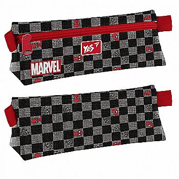 Пенал м`який YES UN-01 "Marvel.Spiderman" чорний, 533036