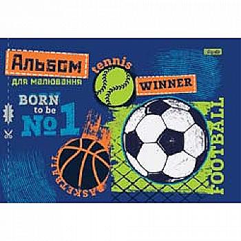 Альбом для рисования А4 20 л.120 г/м скоба (м), 130370