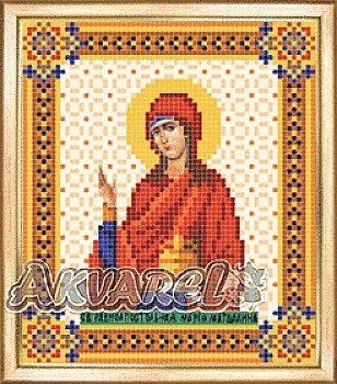 Схема для вышивания бисером иконы СБИ-015 "Мария" 12*14 см ТМ "Чарівна мить"