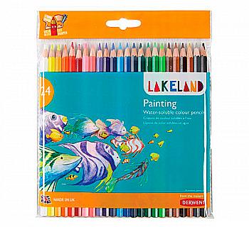 Набор карандашей акварельных "Lakeland Painting" 24цвет. блистер, 33255 Набор карандашей акварельных "Lakeland Painting" 24цвет. блистер, 33255