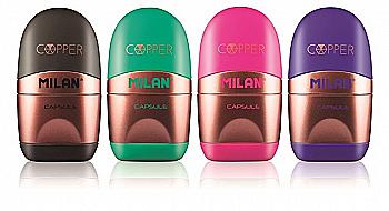 Гумка+чинка "Capsule Copper", Milan, 4717112 Гумка+чинка "Capsule Copper", Milan, 4717112