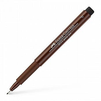 Ручка капілярна PITT Brush Artist Pen F сепія, 167275 Faber-Castell Ручка капілярна PITT Brush Artist Pen F сепія, 167275 Faber-Castell