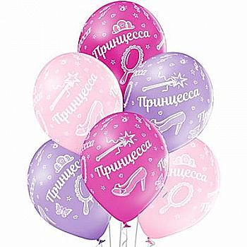 Кулька повітряна Шовкографія 14 пастель Принцеса 1103-1678
