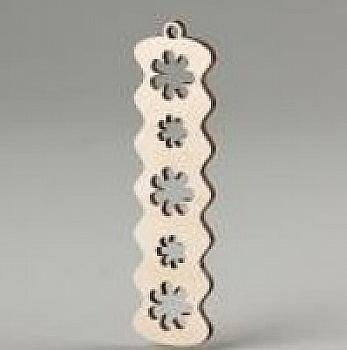 Заготівка дерев`яна Закладка "П`ять квіточок", З-ка7 Заготівка дерев`яна Закладка "П`ять квіточок", З-ка7