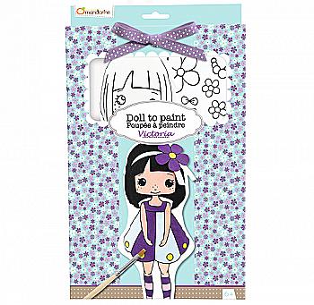 Набір для творчості з фарбами "Лялька Вікторія", 42790O
