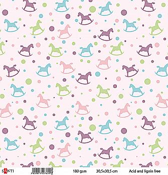 Бумага для скрапбукинга №12, 30.5*30.5 см, 740760