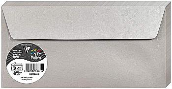 Конверт декоративный Pollen DL (110*220 мм)/120 г, Silver/Серебрянный, 500075C Конверт декоративный Pollen DL (110*220 мм)/120 г, Silver/Серебрянный, 500075C