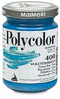 Краска акриловая Polycolor 140мл синий основной 400 Краска акриловая Polycolor 140мл синий основной 400