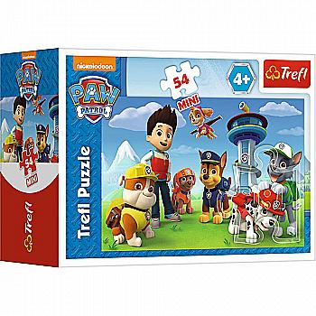 Пазл "54 Мини" - Щенячья миссия, Viacom PAW Patrol, Trefl, 54163 Пазл "54 Мини" - Щенячья миссия, Viacom PAW Patrol, Trefl, 54163